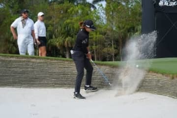 ＜速報＞渋野日向子は前半イーブン　パー5では2オン成功でバーディ奪取も 画像