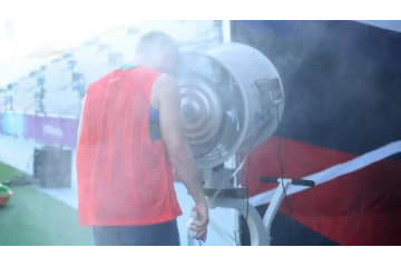 日本代表戦は大丈夫か…カタールW杯の11月なのに灼熱シーンがやばい 画像