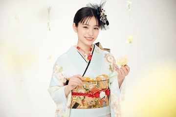 當真あみ、華やか振袖姿を披露　京都きもの友禅7代目イメージモデルに就任 画像