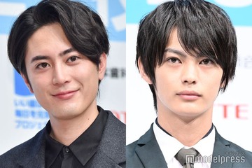 「真夏のシンデレラ」間宮祥太朗＆神尾楓珠が“見つめ合い”「ドラマではバチバチですが」 画像