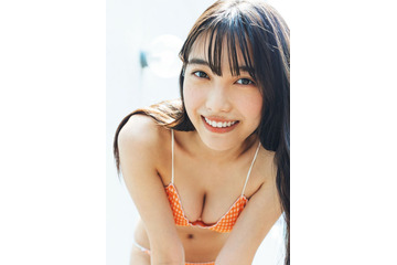 めざましイマドキガール・福田ルミカ、ビキニ姿で美谷間くっきり 画像