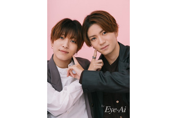 HiHi Jets高橋優斗＆7 MEN 侍・中村嶺亜、互いのグループへの思い語る 2ショットで「Eye-Ai＋」登場 画像