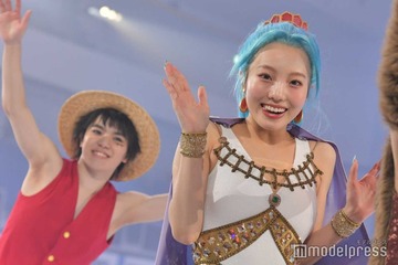 宇野昌磨＆本田真凜、ルフィ＆ビビでカップル共演「アラバスタ」名シーン熱演「ONE PIECE ON ICE」 画像