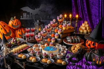 「ハロウィンスイーツビュッフェ2023」ヒルトン小田原で開催、魔法のスパイスで仕上げたケーキやパイ14種 画像