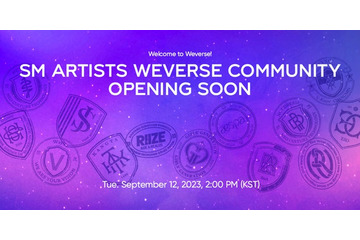 NCT・aespa・RIIZEらSMアーティスト13組、Weverse参加決定 画像
