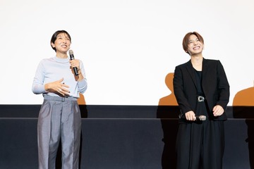 安藤サクラ＆Hey! Say! JUMP山田涼介“阿吽の呼吸”で掛け合い 「騙されかけた経験は？」にも回答＜BAD LANDS バッド・ランズ＞ 画像