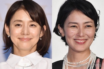 石田ゆり子＆板谷由夏、美デコルテ際立つ抜群スタイルに反響「新鮮」「2人とも美しすぎる」 画像