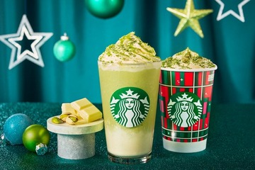 【スタバ新作メニュー】「メルティホワイト ピスタチオ フラペチーノ」ナッツ感×甘いチョコのホリデー感漂う一杯 画像