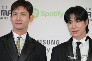 東方神起「MAMA」堂々カムバック リクエスト応じ新曲チラ見せ「たくさん見せるのはNGなので」＜2023 MAMA AWARDS DAY1＞ 画像