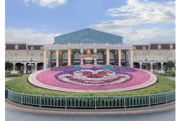 東京ディズニーランド新イベント「ミニーのファンダーランド」ミニー花壇などキュートなデコレーションがパーク彩る 画像