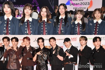 ＜紅白本番＞櫻坂46＆Stray Kidsがダンス「アラジン」楽曲に合わせてキレたっぷりに舞う 画像