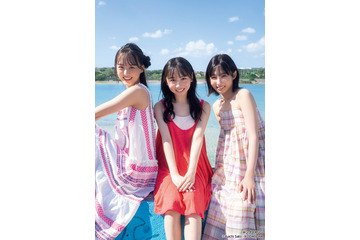 STU48、眩しい笑顔＆美脚披露で沖縄旅満喫「ヤンマガ」初登場ジャック 画像