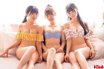 「オールナイトフジコ」フジコーズ入山七菜・坂本結菜・山中ありさ、初の水着グラビア ふんわり美バスト披露＜独占カットあり＞ 画像