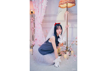 越智ゆらの、ほっそり二の腕際立つ ガーリーコーデで魅了＜PECHE_party＞ 画像