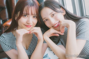 都丸紗也華＆亜華梨、夢は2人で写真集　グラビア共演、デビュー秘話…姉妹の意外な関係性【モデルプレスインタビュー】 画像