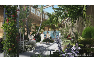 スタバ×霧島酒造、2026年春開業のコラボ施設 飲食エリア、約80種の植物園や芝生エリア整備 画像