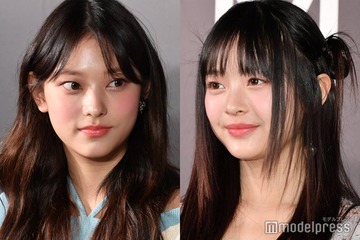 NewJeans、ハニが金髪・ヘリンが赤髪に 雰囲気ガラリ新ヘアに反響「ビジュ優勝」「印象変わる」 画像