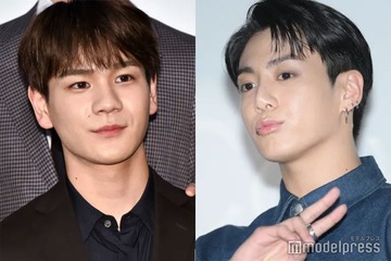 JO1豆原一成、BTSジョングク展示会へ “2ショット”公開に「黄金マンネと最強マンネ」「推しが推しを推してる」の声 画像