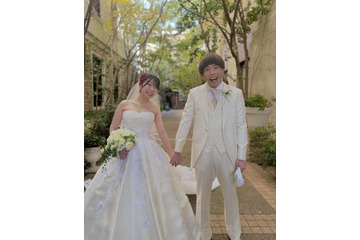 でか美ちゃん、夫・サツマカワRPGとの挙式ショット公開「幸せ溢れてる」「お似合い」と反響続々 画像