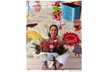 パリ在住・中村江里子アナ、フランス人夫＆3人の子どもとの写真公開「全員モデル体型」と反響 画像