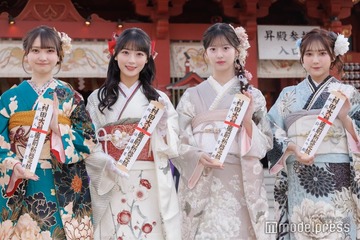 AKB48、鈴木くるみ・佐藤綺星・八木愛月ら成人で艶やか晴れ着姿披露 “サプライズゲスト”登場に一同驚き 画像