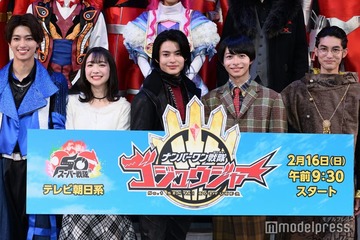 新スーパー戦隊「ゴジュウジャー」メインキャスト解禁で歴代レッドも集結 冬野心央・今森茉耶ら意気込み 画像