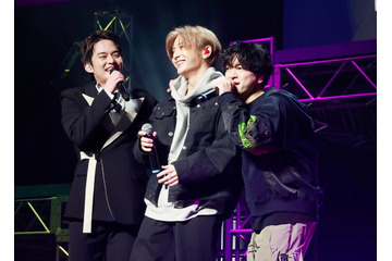中山優馬ライブ、山田涼介＆知念侑李サプライズ登場で「NYC」電撃復活 独立は真っ先に連絡・解散していない宣言…変わらない3人の絆 画像