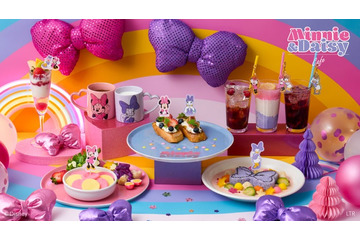 “ミニー＆デイジー”カフェ、東京・大阪に限定オープン Y2K要素MIXのカラフルなメニュー提供 画像