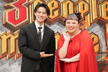 Number_i平野紫耀、宙浮くパフォーマンス参加で“キョトン顔” 渡辺直美も驚き【3ピープル1ミニット】 画像