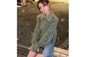 福岡みなみ「自然に華奢な脚になる」美容施術箇所を説明 ミニスカ×タイツ姿披露 画像