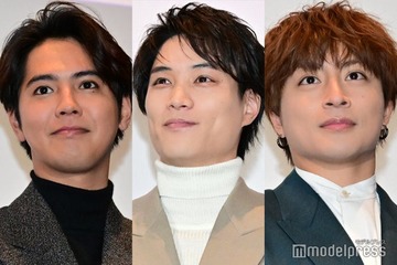 鈴木伸之、GENERATIONS白濱亜嵐＆片寄涼太との舞台挨拶に感慨「10代からご一緒していて」【サラリーマン金太郎】 画像