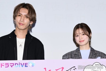 WEST.藤井流星、紺野彩夏への台詞に照れ笑い「すごく魅力的なセリフを言っています」【キスでふさいで、バレないで。】 画像