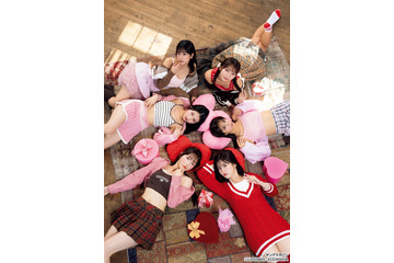 FRUITS ZIPPERら「KAWAII LAB.」選抜「ヤンマガ」ジャック ミニ丈衣装で抜群スタイル披露 画像