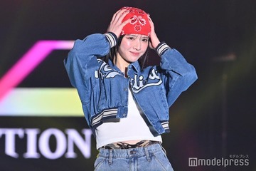 FRUITS ZIPPER鎮西寿々歌、ボーイッシュコーデで印象ガラリ【TGC2025S/S】 画像