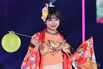 CUTIE STREET増田彩乃、大胆脚見せも着物で上品に 赤アイシャドウがポイント【IDOL RUNWAY COLLECTION 2025】 画像