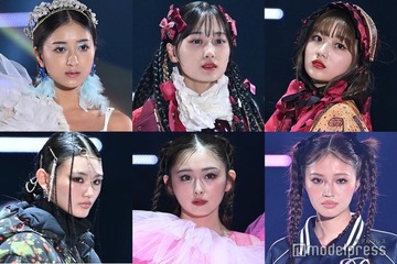 【2025春夏トレンド】“小物で変化自在”三つ編みヘアが進化 ビジュー・キラキラメイクが熱い＜TGC2025S/S＞ 画像