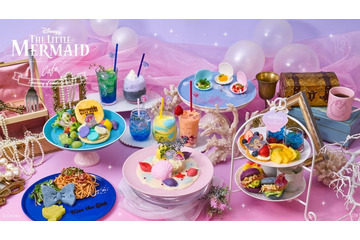 「リトル・マーメイド」限定カフェが東京・大阪・愛知で順次開催 アリエルの白オムライスやアフヌンなど 画像