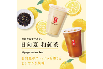 ゴンチャ季節限定「日向夏 和紅茶」初登場 まろやかなティー×フレッシュな香りのハーモニー 画像