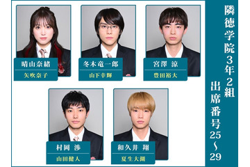 【「御上先生」3年2組卒業メッセージVol.5】矢吹奈子・山下幸輝ら、松坂桃李への想いつづる「同窓会でまた会いましょう」 画像