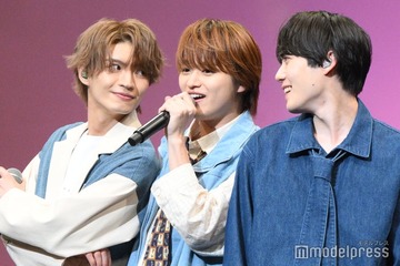 げんじぶ杢代和人・大倉空人・小泉光咲「熱愛プリンス」Terzettoとしてパフォーマンス「令和一トンチキなドラマ」【TBS AKASAKA COLLECTION】 画像