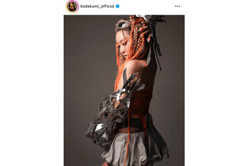 倖田來未、オレンジヘアのサイバーパンク風SHOTに絶賛の声「かっけー！！」「美しすぎ」 画像