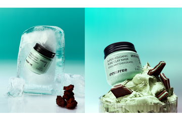 INNISFREE、毛穴集中ケアで大人気の「スーパーヴォルカニック ポア クレイマスク」に夏限定の“クールミントチョコレート”が限定登場！ 画像