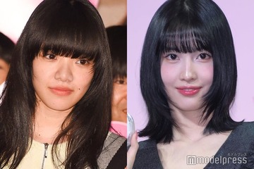 あいみょん＆TWICEモモ、韓国プリクラで被り物2ショット「尊い」「ビジュ最強すぎる」と反響 画像