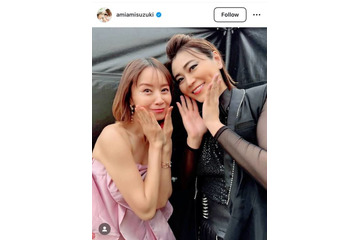 「お二人とも綺麗」鈴木亜美、氷川きよしとの顔寄せ2SHOTに反響「全然劣化しない」 画像