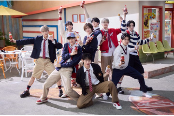 あの・&TEAM「コカ・コーラ」新CMでラップ&ダンス披露「コミカルな動きが新鮮でした」 画像