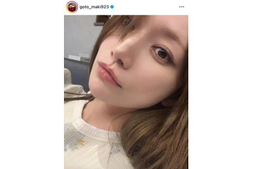 「めっちゃ肌綺麗」後藤真希、リラックスした“おうち時間”SHOTにファンうっとり「写真集の表紙に使える」 画像
