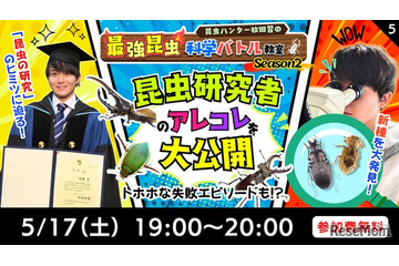 東大博士の特別授業5/17・18…小学生募集 画像