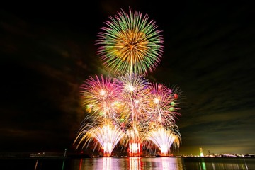 大阪最大級の海上花火大会「泉州夢花火」8月23日開催 演出面がスケールアップ 画像