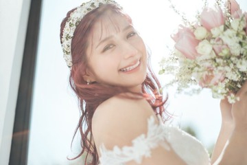 しなこ、“イメージがらり”人生初の花嫁姿披露 理想の結婚式も語る 画像