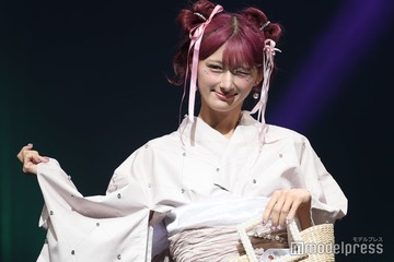 しなこ、浴衣姿で雰囲気一変の華麗ランウェイ【学生ランウェイ2025 SUMMER】 画像